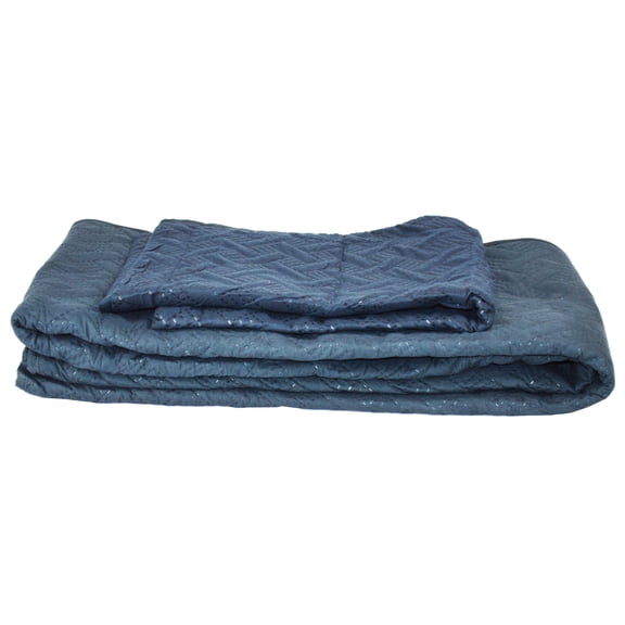 Reversible Quilt Set, Ultra Soft Lightweight Microfiber Bedspread Coverlet, Blue, 2 Piece Queen