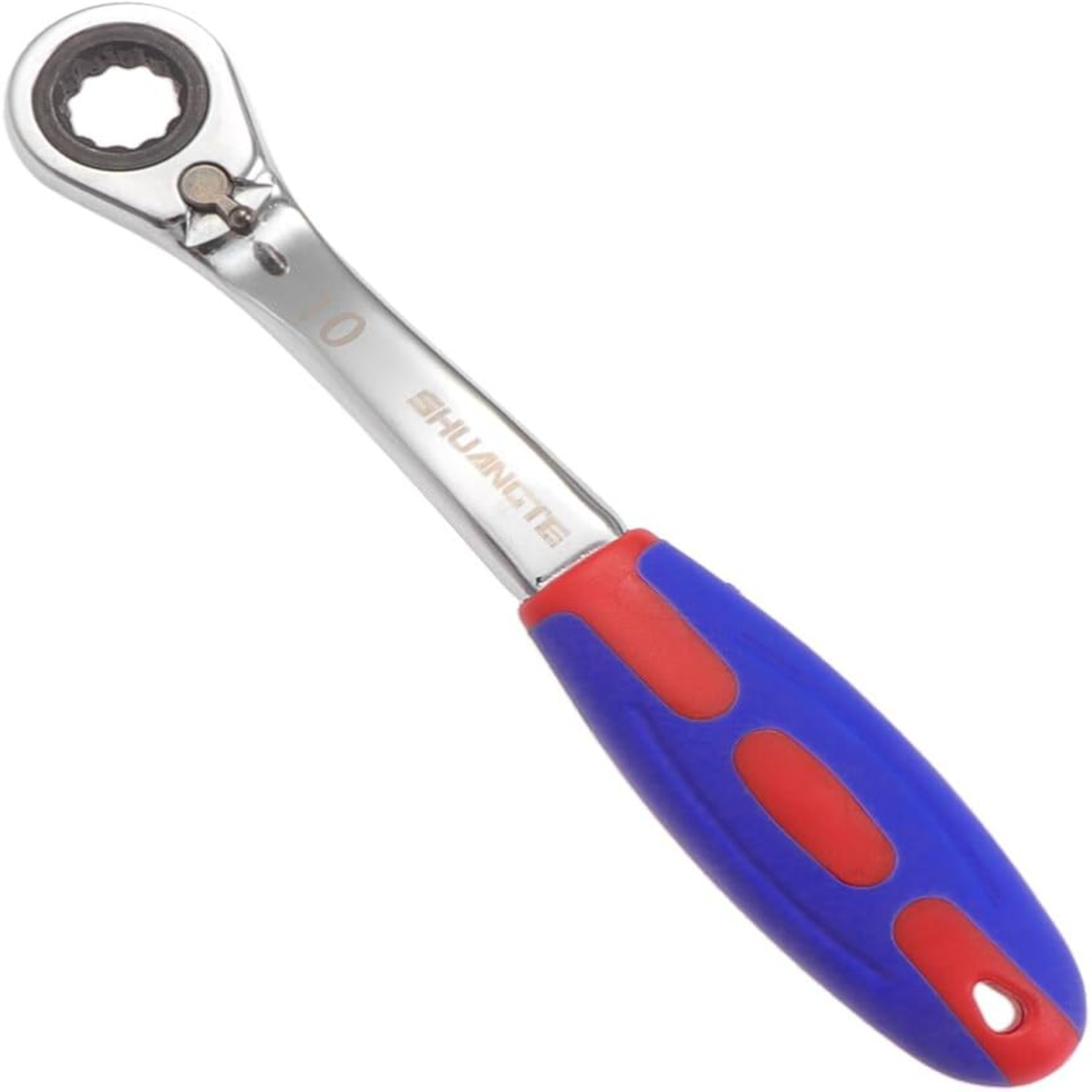 Reversible Ratchet Wrench Tool With Quick Release Plastic Handle 