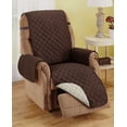 thumbnail image 1 of Reversible Recliner Furniture Protector - Chocolate/Tan, 1 of 4
