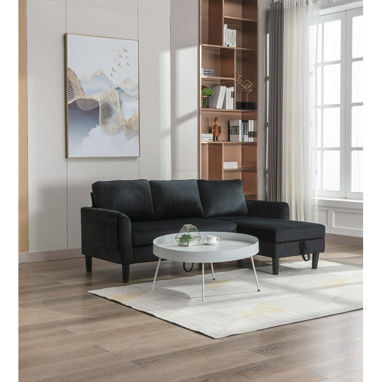 Apartment size online sectional sleeper sofa