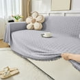thumbnail image 1 of Reversible Sofa Cover Bed Sheet Blanket Polyester Material, Soft Durable Fabric, Stain & Wear Resistant, Easy Clean, Furniture Protector Suitable for Cats Dogs Living Room Decor, 1 of 6