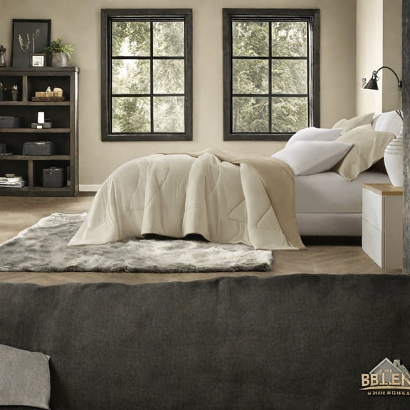 Reversible TENCEL Bedding Set Cool Touch Nylon Modern Design AllSeason Comfort