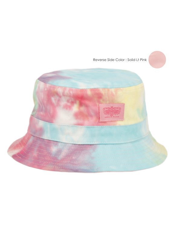 Reversible Tie Dye Cotton Bucket Sun Hat