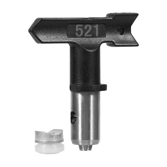 Reversible Tungsten Steel Airless Paint Spray Tip Nozzle Accessoies Useful Tool Black,Air-Less Paint Sprayer Tips Replacement Parts for Most Spraying Guns Accesseries[521]