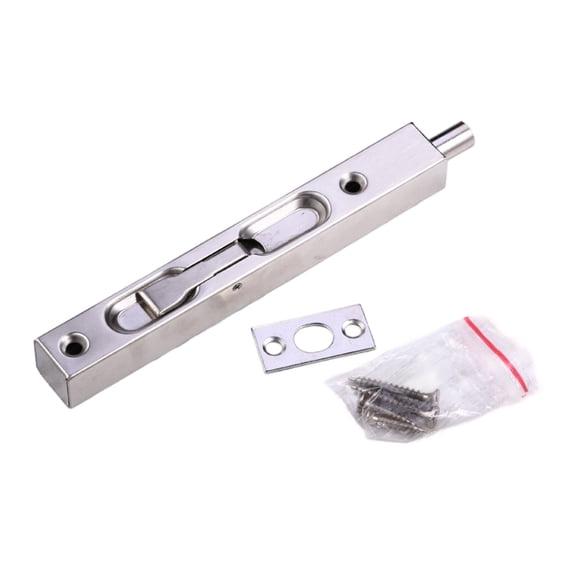 Reversible Turnpiece Flush Bolt Security Lock Not Pry Strong Door Mechanism Upgrades for French Sliding Storms Door