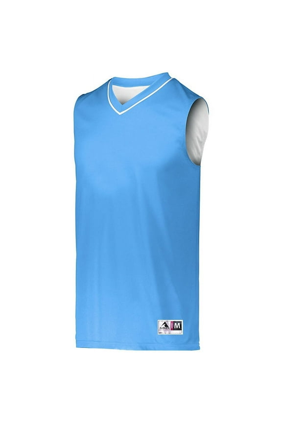 Reversible Two Color Jersey - Color - Columbia Blue/ White - Size - M