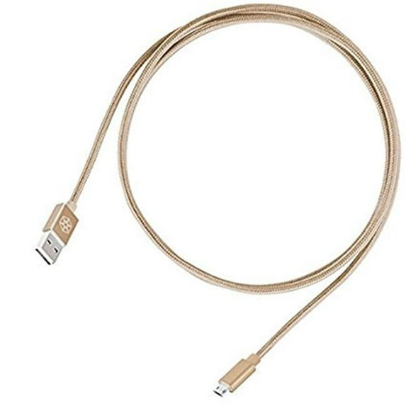 Reversible USB-A to Micro-B Cable - Gold