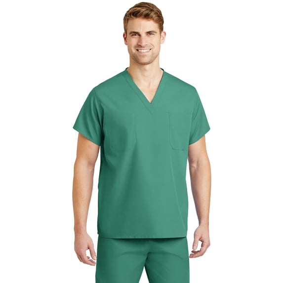 Reversible VNeck Scrub Top