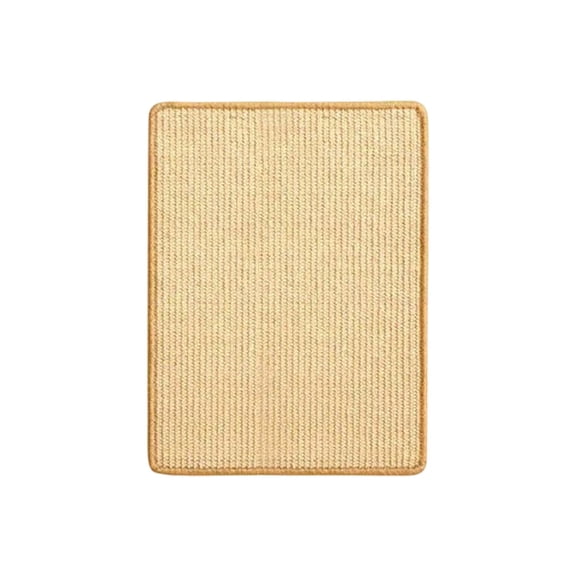 Reversible Wall Mount Cat Scratching Pad with Hook Loop Fastener Sisal Jute Mat for Indoor