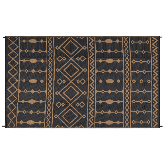 Reversible Waterproof Outdoor Rug – 8x10ft/9x12ft UV-Resistant Plastic Straw Patio Mat