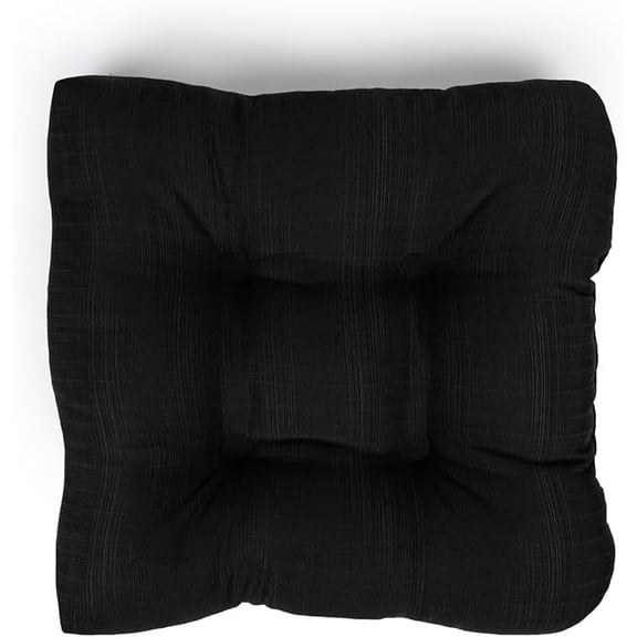 Reversible seat cushion with hand made ring stitch, Filled with white virgin polyester fiber.