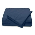 thumbnail image 1 of Reversifi Embroidered Bed Sheets Set Soft Brushed Microfiber Full, True Navy, 1 of 2