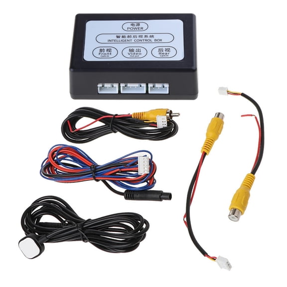 MANNYA Reversing Two-Way Control Box Front And Rear View With Manual Channel Converter Car Parking Camera Video