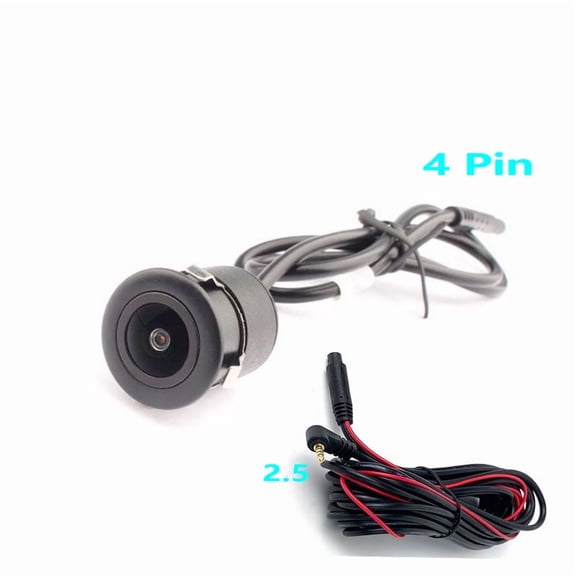 Reversing image 18.5 full-color round-headed night vision HD 4 Pin waterproof driving recorder reversing image camera