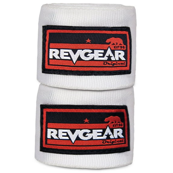Revgear 2" x 180" Elastic Handwraps - White