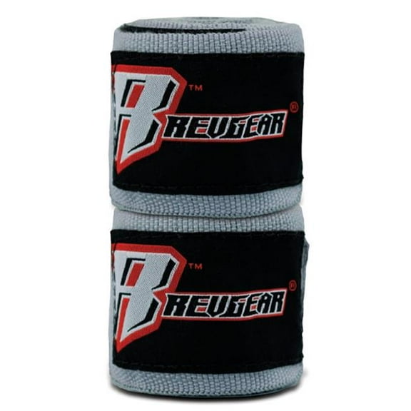 Revgear 50201 GTG 180'' Elastic Hand Wraps - Granite