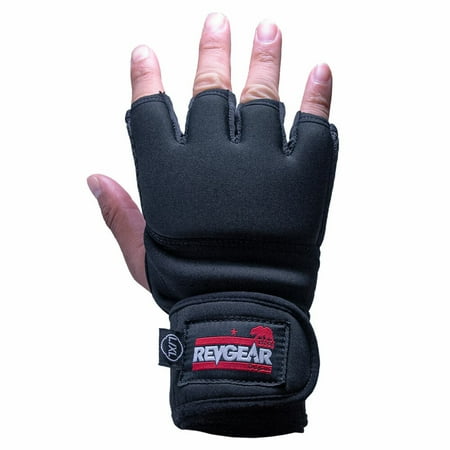Revgear EZ Wrap Unisex Neoprene Black Exercise Wraps with Gel Protection, One Size