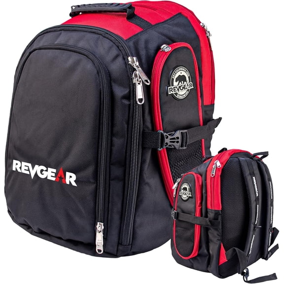 Revgear Gym Backpack, Gym Bag Travel Locker, Training Bag Backpack for MMA, Boxing, MMA, Muay Thai BJJ, Kickboxing - Multi Compartments (Regular)