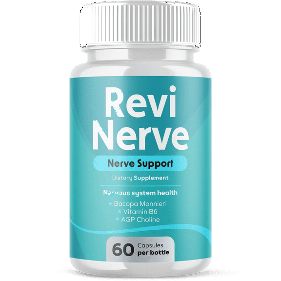 Revi Nerve Advanced Nerve Health Support Pills Natural Vitamin Supplement ReviNerve 60 Capsules