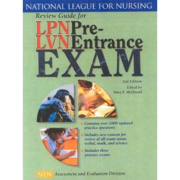 Pre-Owned Lpn/Lvn Pre-Entrance Exam (Review Guide for LPN/LVN Pre-Entrance Exam) Paperback