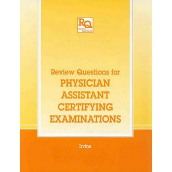 Pre-Owned Review Questions for Physician Assistant Certifying Examinations (Review Questions Series) (Paperback) 1850706638 9781850706632