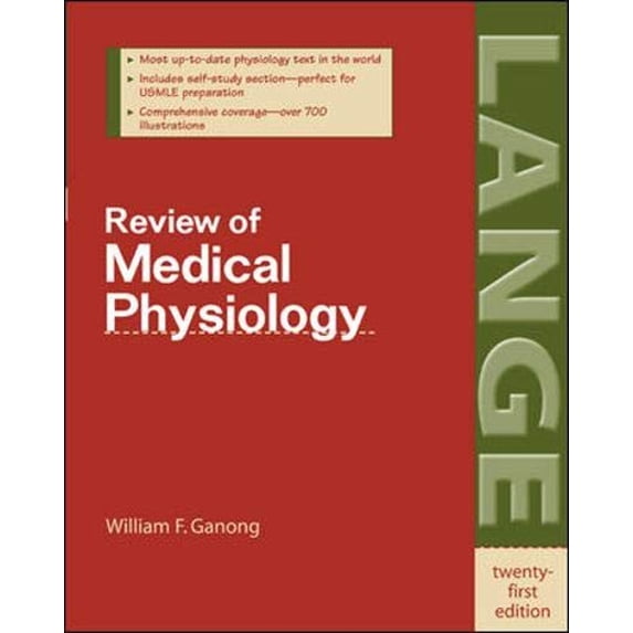 Pre-Owned Review of Medical Physiology (Paperback) 0071402365 9780071402361