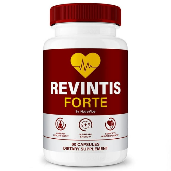 Revintis Forte Original Formula with a Clean Blend to Support Circulation, Natural Energy & Balanced Levels | Just 2 Easy-to-Swallow Pills Daily (60 Capsules)