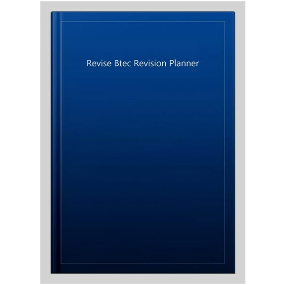 Revise Btec Revision Planner
