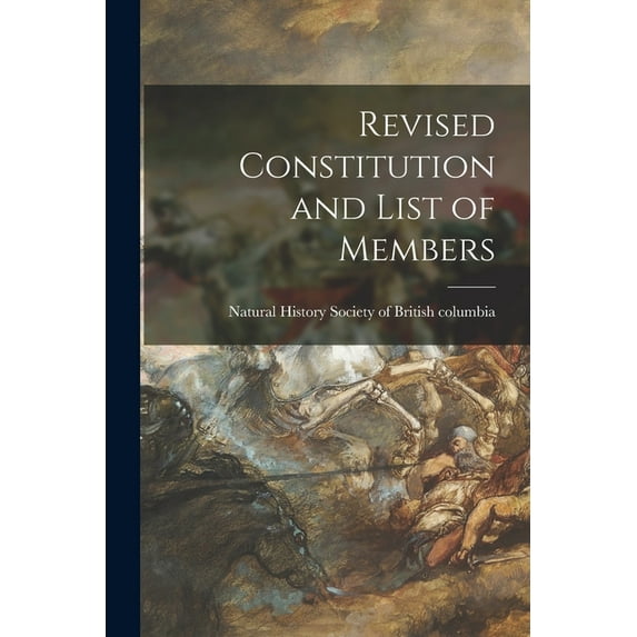 Revised Constitution and List of Members (Paperback)
