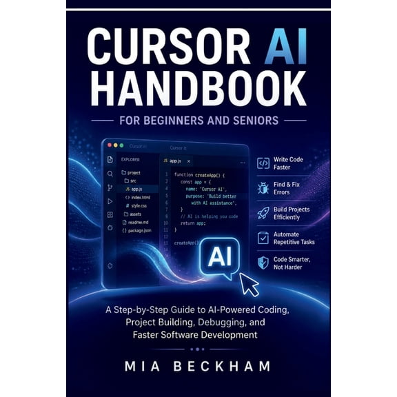 Revised and Updated Guides Updated Cursor AI Handbook for Beginners and Seniors: A Step-by-Step Guide to AI-Powered Coding, Project Building, Code , (Paperback)