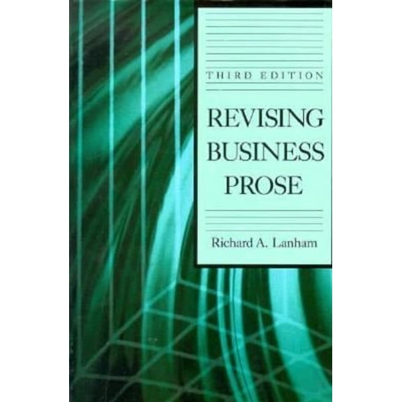 Pre-Owned Revising Business Prose (Paperback) 0023674652 9780023674655