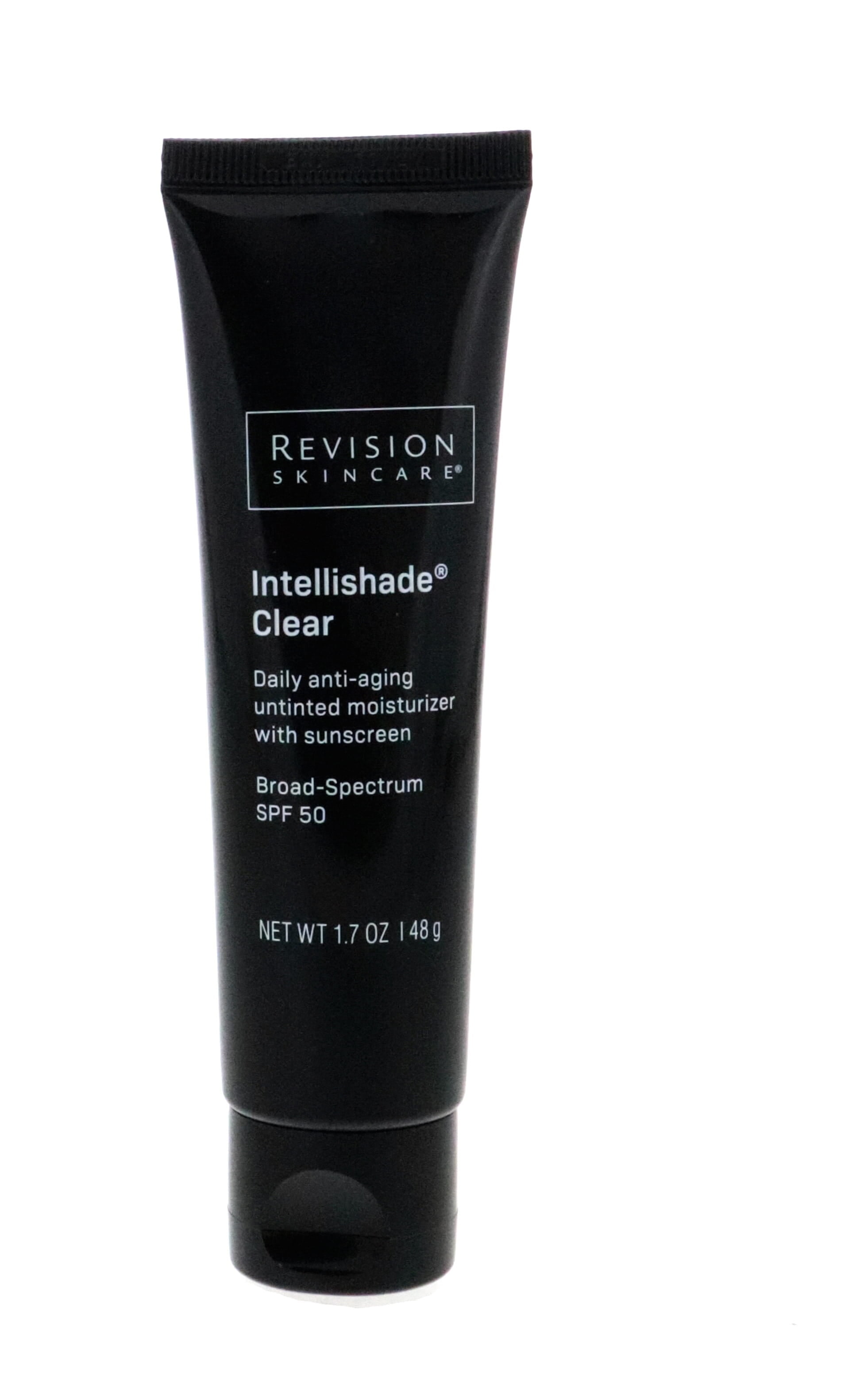 Revision Skincare IntellishadeÂ® Clear, Anti Aging Daily Moisturizer with SPF 50, Untinted and Oil Free, with Peptides and Hyaluronic Acid, 1.7 oz