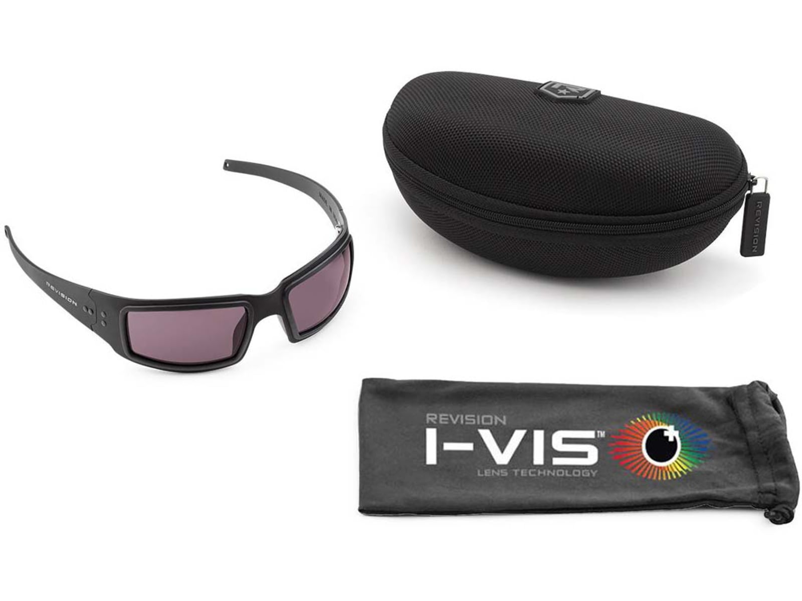 Revision Frame Revision Speed Demon Sunglasses Basic Kits, Black Frame, Clara Lens ...