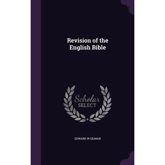 Revision of the English Bible (Hardcover)