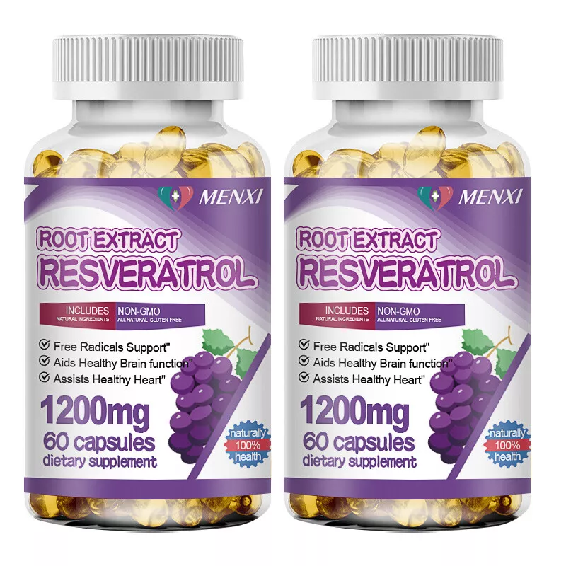 Revita 2x1200MG Resveratrol Root Extract Maximum Strength Natural