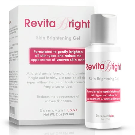 RevitaBright - Skin Brightening Gel - Reduce Dark Spots - For Bright and Beautiful Skin - Fade Scars, Birthmarks and Ble