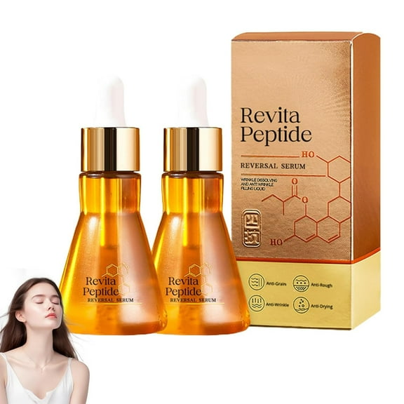 RevitaPeptide Reversal Serum, Peptide Reversal Serum for Soothes and Moisturizes Skin (2PCS)