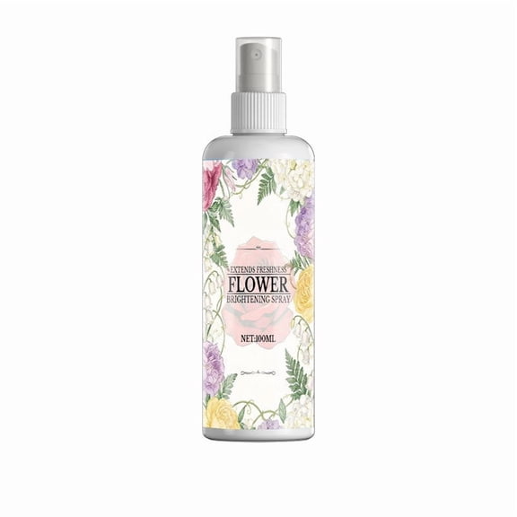 Revitalize Flowers, Flower Brightening Spray, Extend Freshness and Color, Ideal for Bouquets and Holiday Decor, Perfect for Home and Events