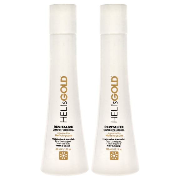 Revitalize Shampoo by Helis Gold for Unisex - 3.4 oz Shampoo - Pack of 2