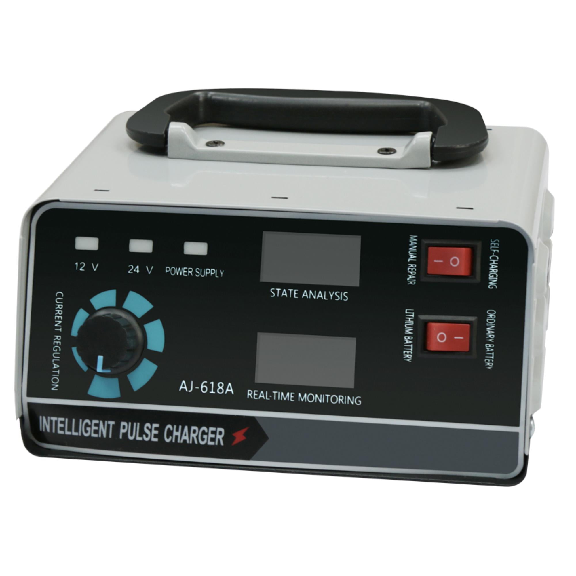 Revitalize and Preserve Your Car Battery with 12V/24V Smart Trickle Charger - Efficient and User-Friendly