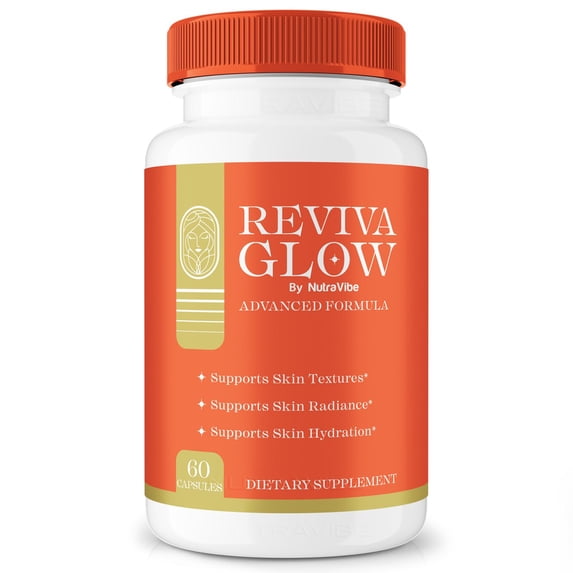 Reviva Glow Capsules, RevivaGlow To Support Naturally Healthy and Glowing Skin, Extra Strong Supplement to Support Hydration, Revive Glow Reviews (60 Capsules)