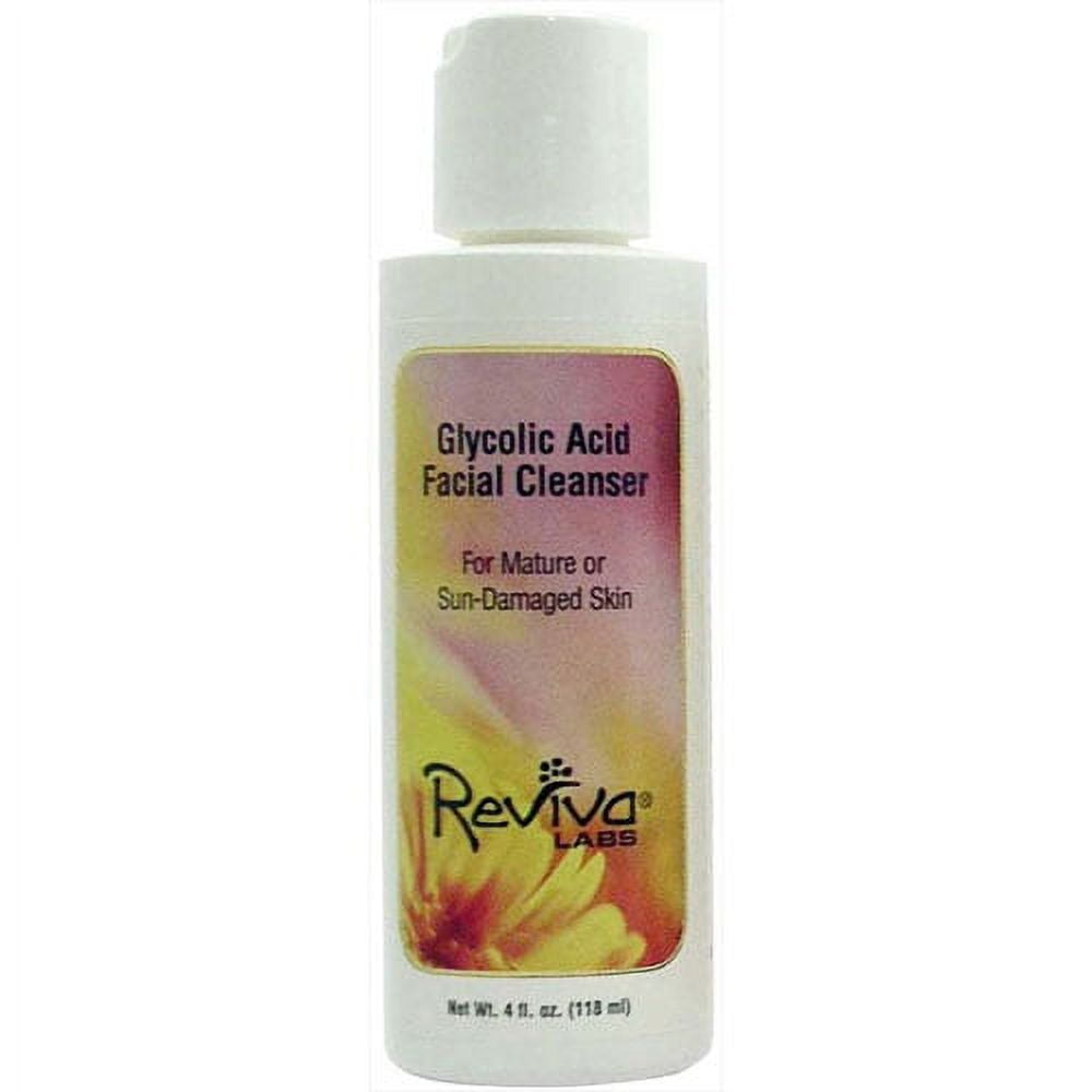 Reviva Glycolic Acid Facial Cleanser For Mature And Sun Damaged Skin 4 Oz