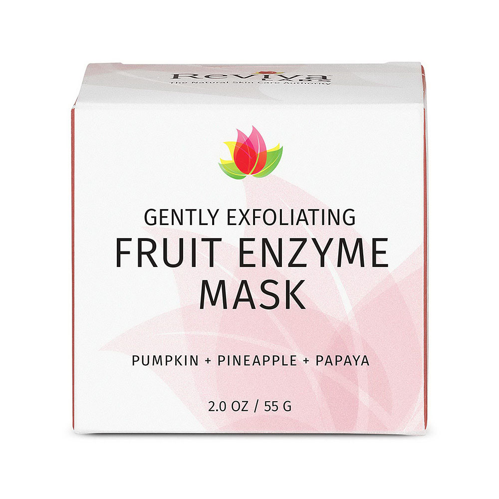 Reviva Labs Gently Exfoliating Fruit Enzyme Mask, 2 Oz, 2 Pack