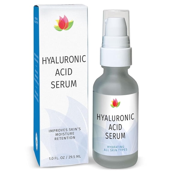 Reviva Labs Hyaluronic Acid Serum for Face - Moisturizing and Hydrating Serum for Women, 1 Fl Oz