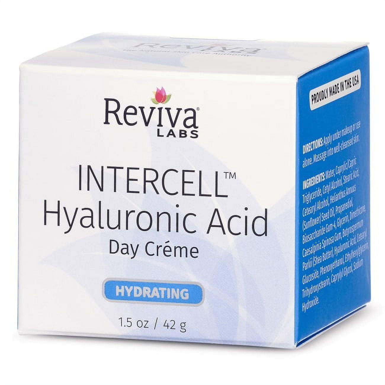 Reviva Labs Intercell Hyaluronic Acid Day Creme 2 oz Cream