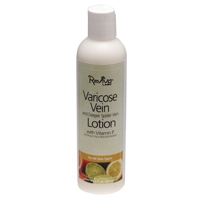 Reviva Labs Varicose and Deeper Spider Veins Lotion, 8 fl Oz