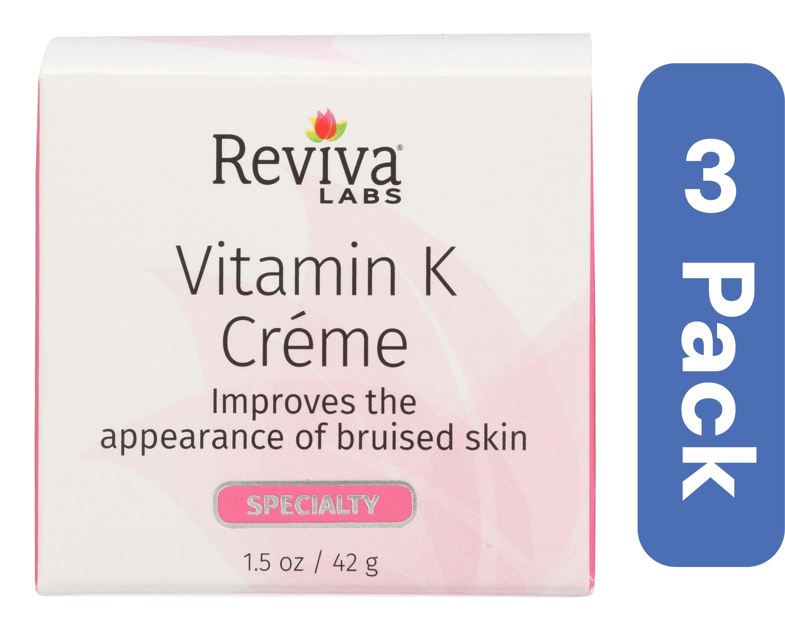 Reviva Vitamin K Cream 1.5 oz (Pack Of 3) - Walmart.com