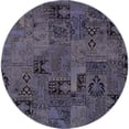 thumbnail image 1 of Oriental Weavers Revival 7'8" Round Machine Woven Rug in Purple, 1 of 1
