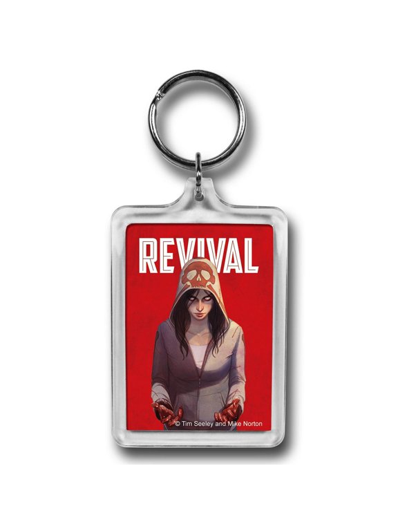 Em Logo Lucite Keychain