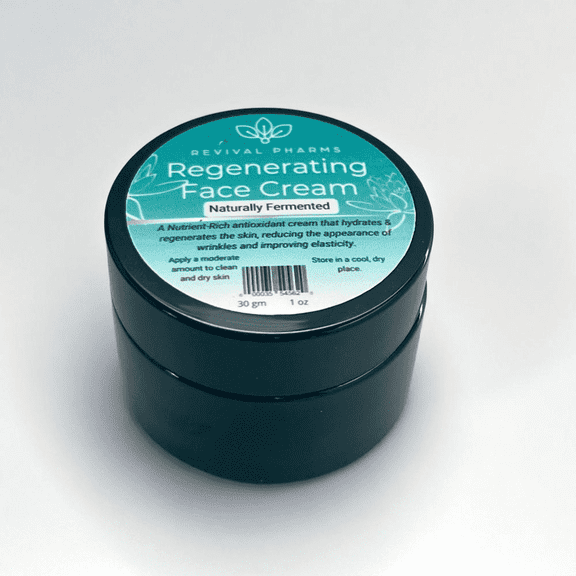 Revival Pharms Regenerating Fermented Day Cream, Anti-Aging with Honey, Propolis, Aronia, 30 gm